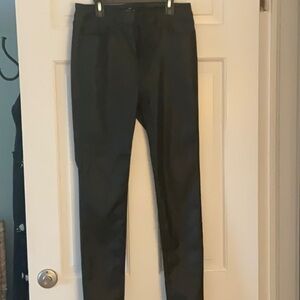 WHBM skinny waxed jeans